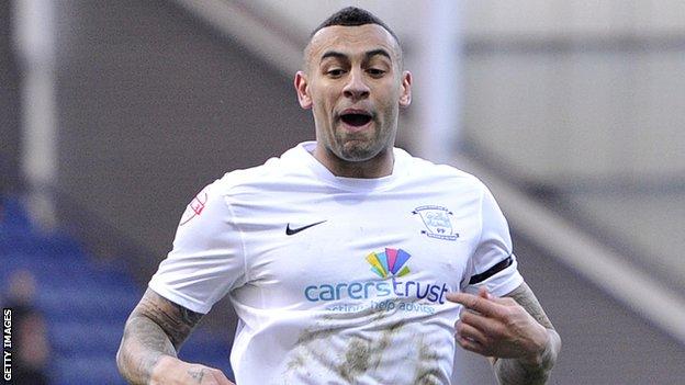 Preston striker Craig Davies