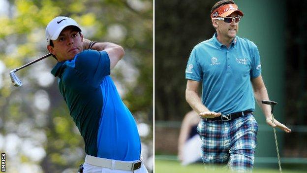Rory McIlroy and Ian Poulter