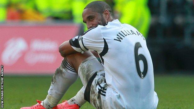 Swansea Captain Ashley Williams