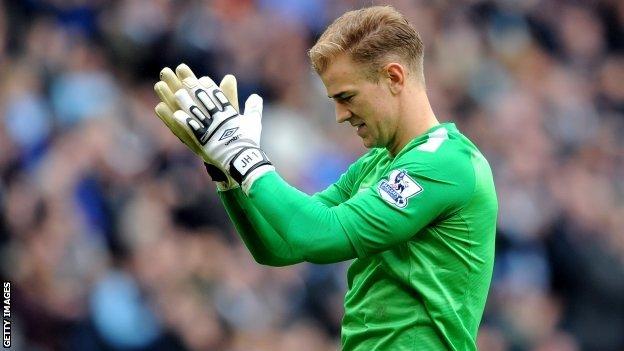 Joe Hart was the only Englishman to start for Manchester City at Liverpool on Sunday