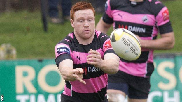 Murray McConnell in action for Ayr