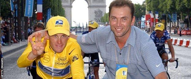 lance armstrong johan bruyneel