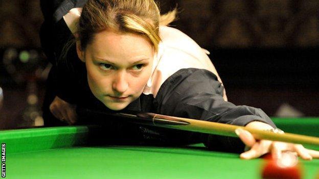 Ladies World Snooker Reanne Evans Wins 10th Title Bbc Sport 
