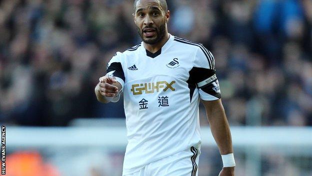 Swansea City captain Ashley Williams