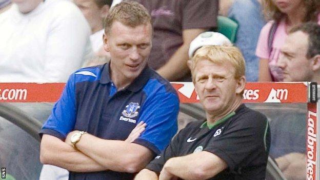 David Moyes and Gordon Strachan