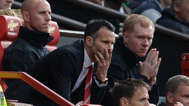 Ryan Giggs, Nicky Butt and Paul Scholes