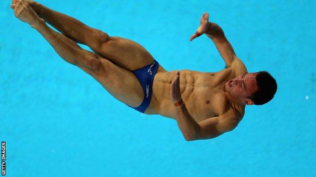 Tom Daley's Olympic diving partner Peter Waterfield has a 'Wayne