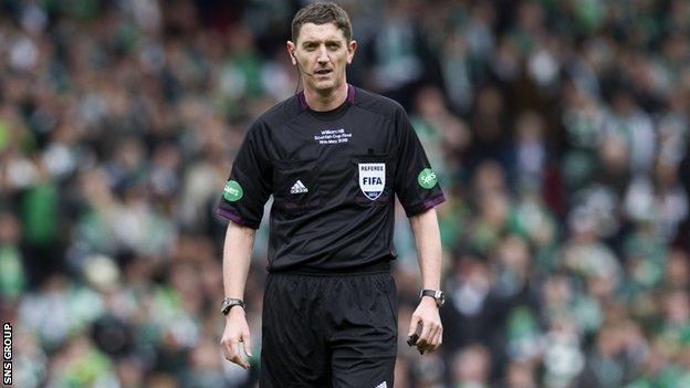 Referee Craig Thomson