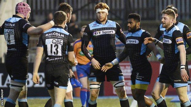 Glasgow Warriors are second in the Pro12 table