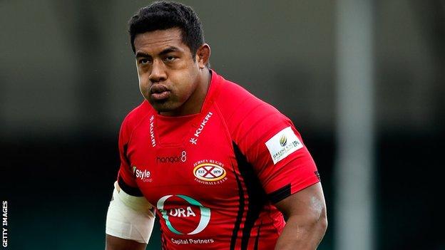 Exeter Chiefs sign Jersey's Tonga international Elvis Taione - BBC Sport