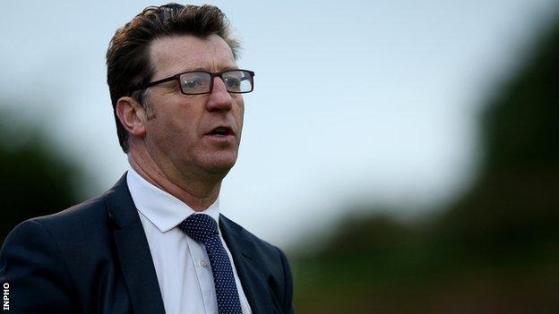 Derry City manager Roddy Collins watches Friday night's game at Dalymount Park