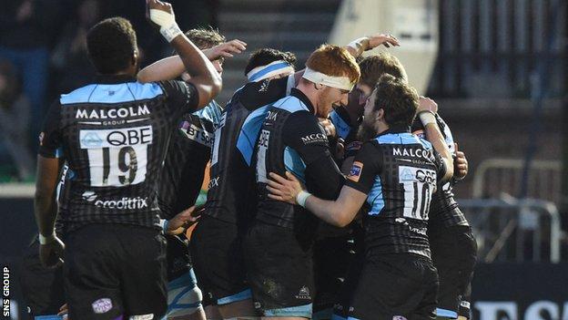 Glasgow are second in the Pro12 table
