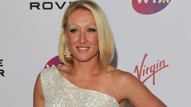 Elena Baltacha arrives at the WTA Tour Pre-Wimbledon Party at The Roof Gardens, Kensington on June 16, 2011 in London, England.
