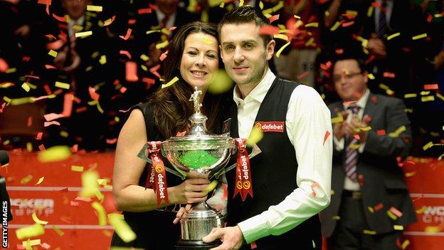 Mark Selby and wife Vikki