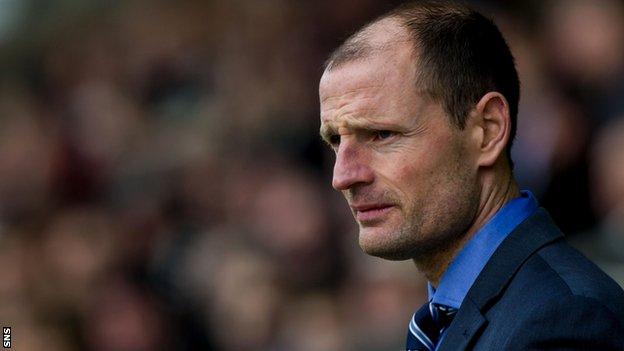 Kilmarnock manager Allan Johnston