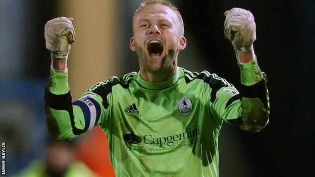 AFC Telford United keeper Ryan Young