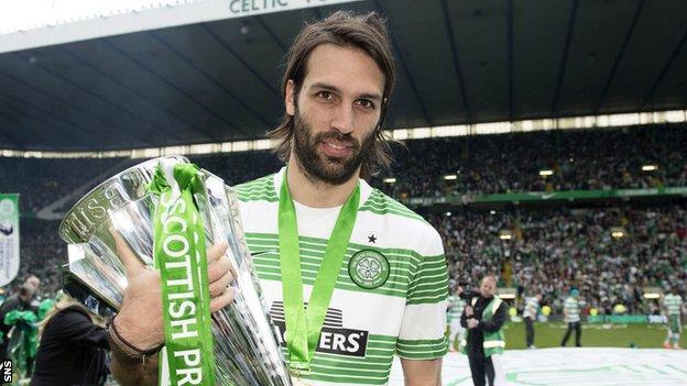 Celtic striker Georgios Samaras