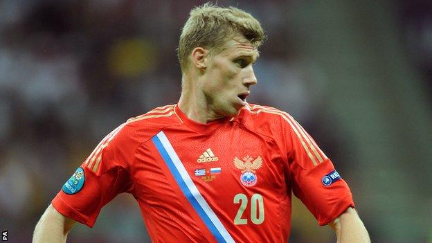 Reading and Russia striker Pavel Pogrebnyak