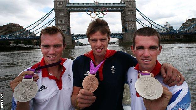 Alan Campbell and brothers Richard and Peter Chambers have all been named in the GB rowing team for the European Championships