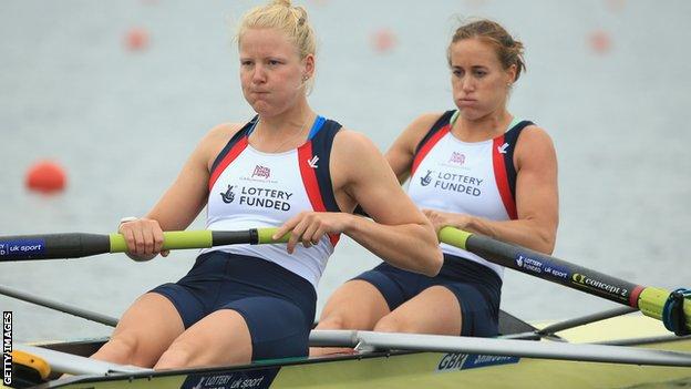 Helen Glover and Polly Swann