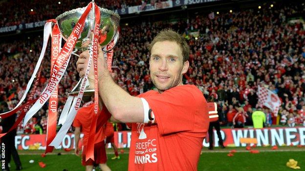 Aberdeen captain Russell Anderson