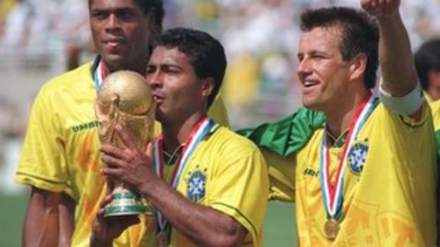 Brazil win the 1994 World Cup