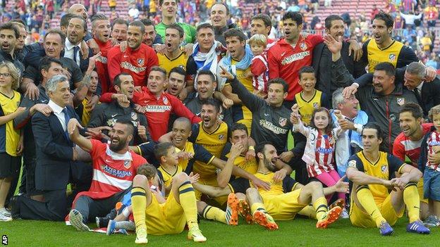 atletico madrid champions la liga