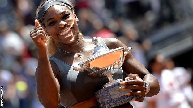 Serena Williams wins Italian Open in Rome