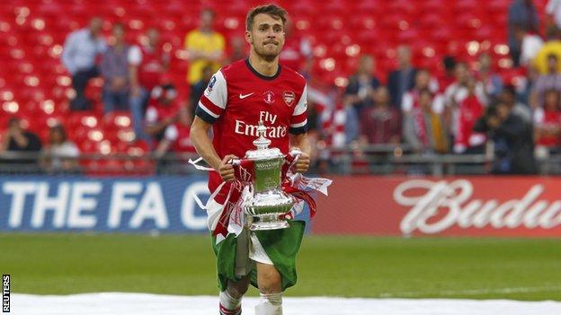 Arsenal and Wales player Aaron Ramsey