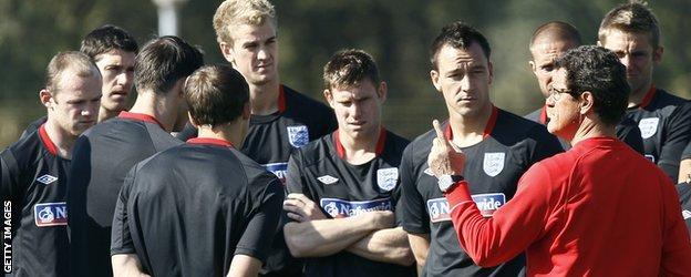 England at the 2010 World Cup