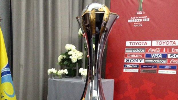 The Club World Cup trophy