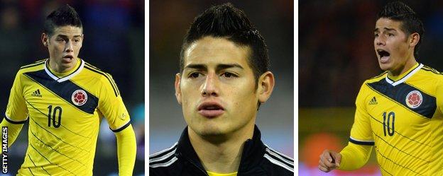 Colombia playmaker James Rodriguez