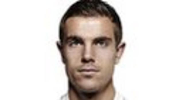England midfielder Jordan Henderson