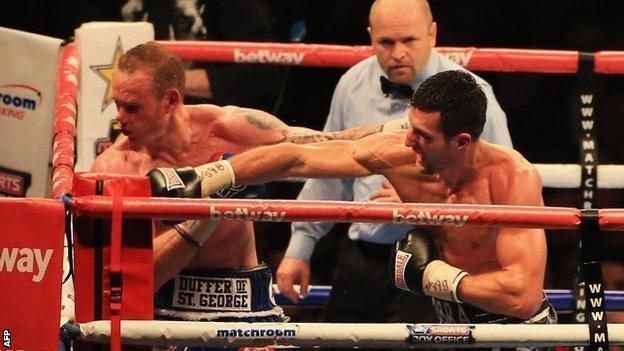Carl Froch knocks out George Groves