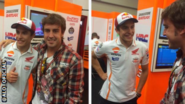 Marc Marquez and Fernando Alonso