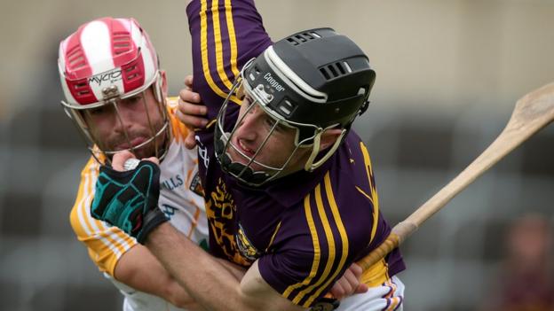 Ciaran Johnson ensures there is no escape for Wexford opponent PJ Nolan