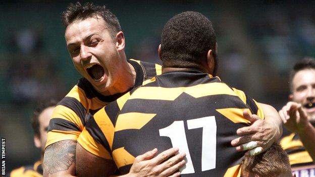 Cornwall's Lewis Vinnicombe (left) and Jamal Ford-Robinson (17) were part of the England Counties team