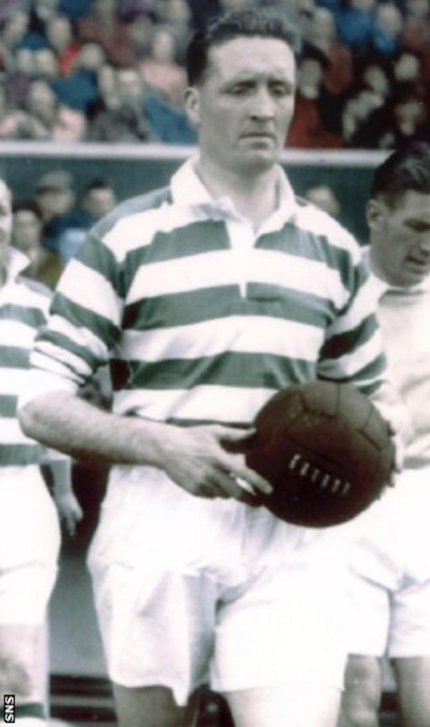 Jock Stein playing for Celtic