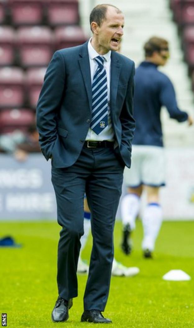 Kilmarnock manager Allan Johnston