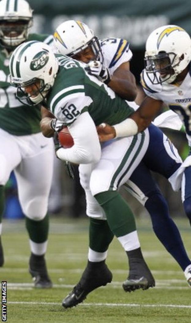 Hayden Smith in action for New York Jets