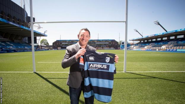 Cardiff Blues new director of rugby Mark Hammett is unveiled.
