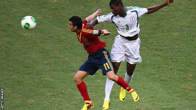 Nigeria's Elderson Echiejile will miss the 2014 World Cup