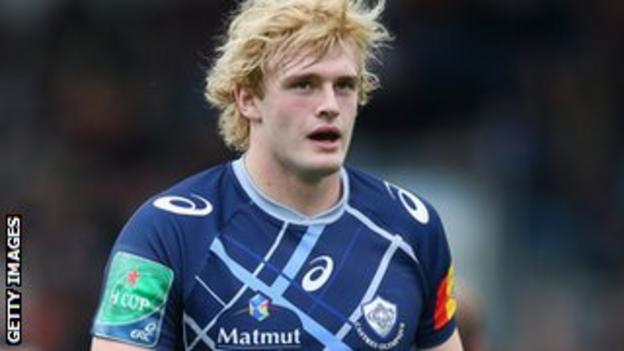 Richie Gray in Castres colours