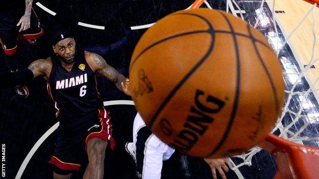 Miami Heat's LeBron James