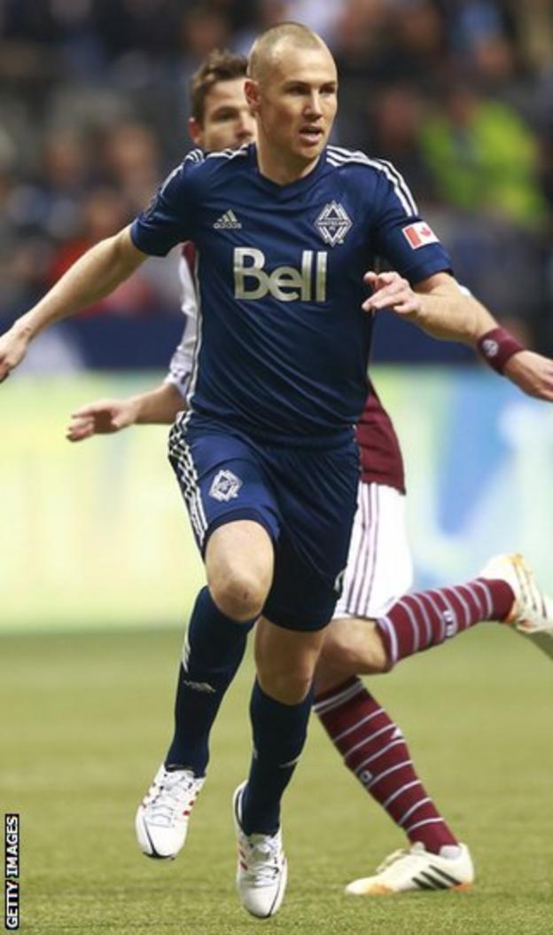 Kenny Miller in action for Vancouver Whitecaps