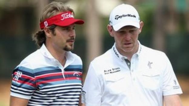 Victor Dubuisson and Stephen Gallacher