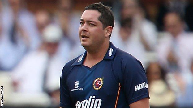 Jesse Ryder in T20 action for Essex