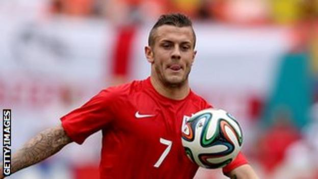 Arsenal and England midfielder Jack Wilshere