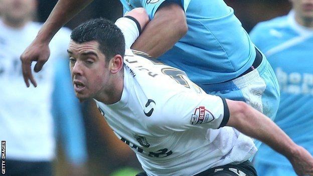 Vale defender Richard Duffy has been signed four times by Micky Adams