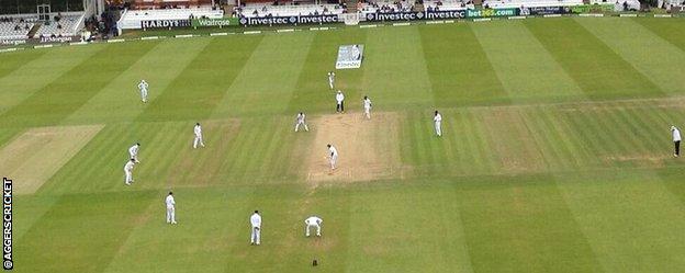 England captain Alastair Cook set some unusual fields on the final day